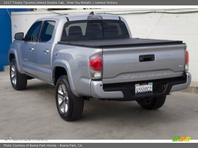 Silver Sky Metallic / Limited Hickory 2017 Toyota Tacoma Limited Double Cab