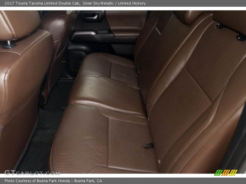 Rear Seat of 2017 Tacoma Limited Double Cab