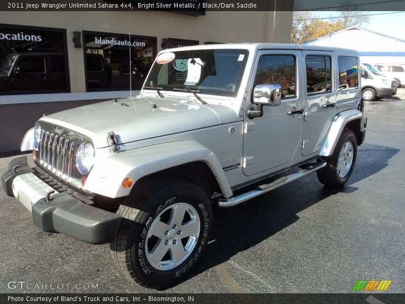 Bright Silver Metallic / Black/Dark Saddle 2011 Jeep Wrangler Unlimited Sahara 4x4