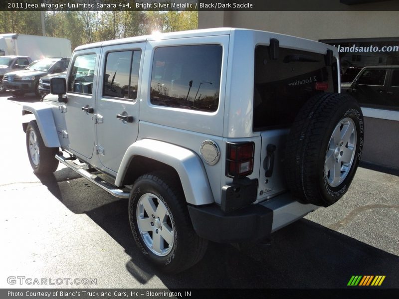 Bright Silver Metallic / Black/Dark Saddle 2011 Jeep Wrangler Unlimited Sahara 4x4