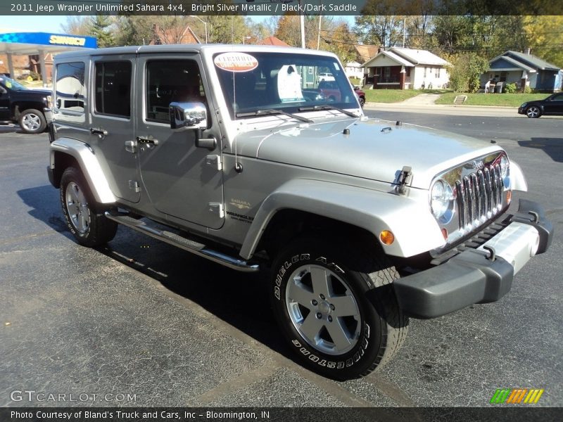 Bright Silver Metallic / Black/Dark Saddle 2011 Jeep Wrangler Unlimited Sahara 4x4