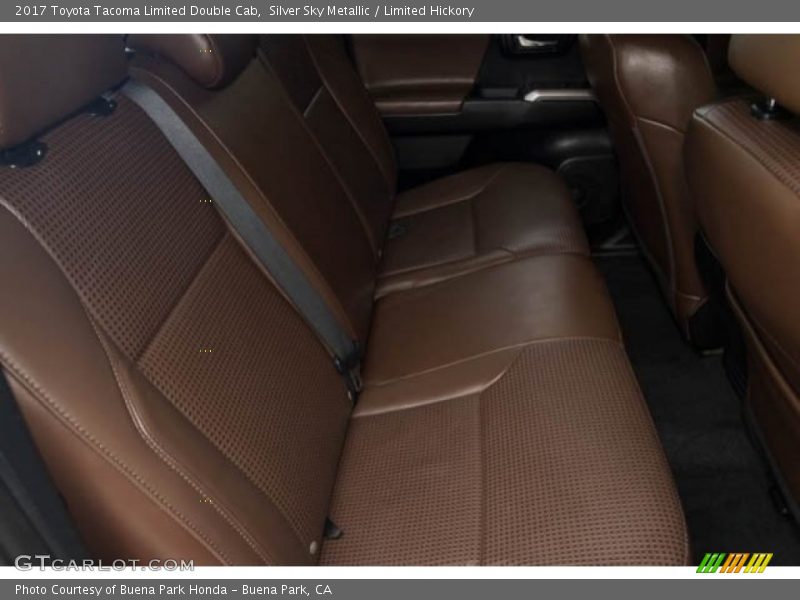 Silver Sky Metallic / Limited Hickory 2017 Toyota Tacoma Limited Double Cab