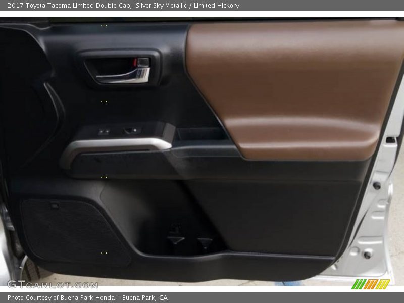 Silver Sky Metallic / Limited Hickory 2017 Toyota Tacoma Limited Double Cab