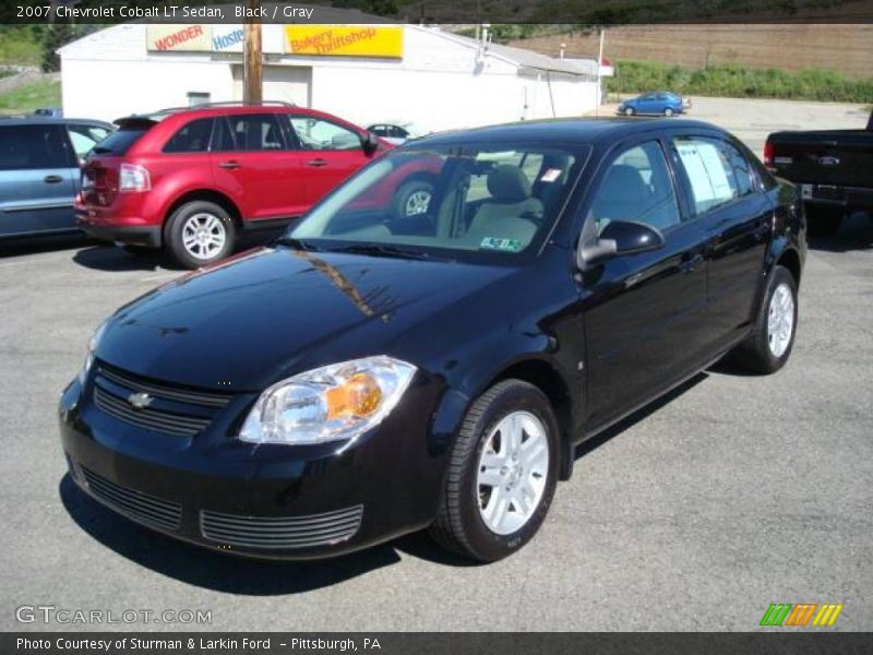 Black / Gray 2007 Chevrolet Cobalt LT Sedan