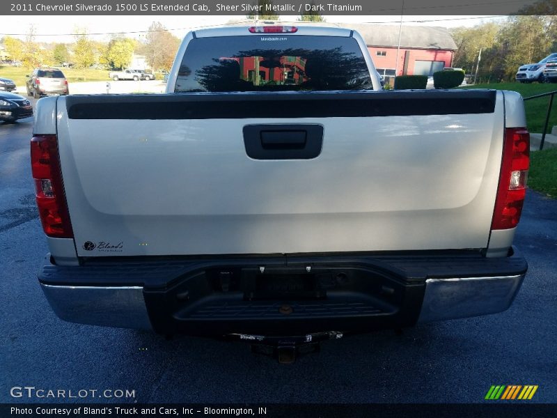 Sheer Silver Metallic / Dark Titanium 2011 Chevrolet Silverado 1500 LS Extended Cab