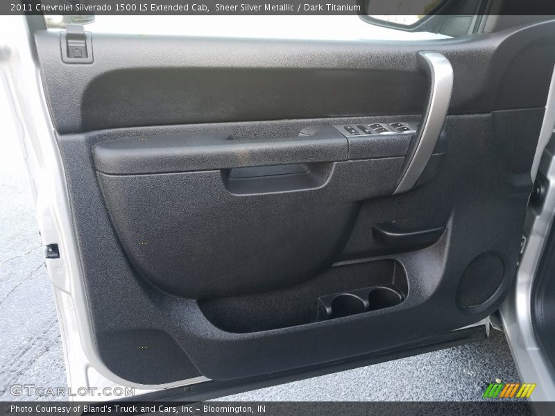 Sheer Silver Metallic / Dark Titanium 2011 Chevrolet Silverado 1500 LS Extended Cab