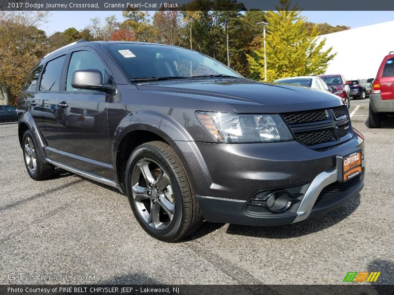 Granite Pearl-Coat / Black 2017 Dodge Journey Crossroad