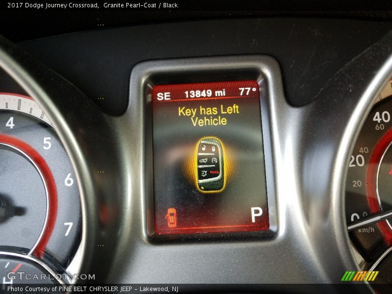 Granite Pearl-Coat / Black 2017 Dodge Journey Crossroad