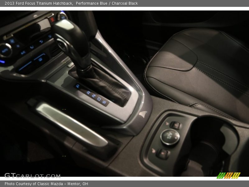 Performance Blue / Charcoal Black 2013 Ford Focus Titanium Hatchback