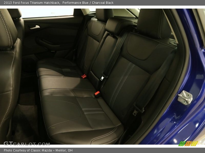Performance Blue / Charcoal Black 2013 Ford Focus Titanium Hatchback