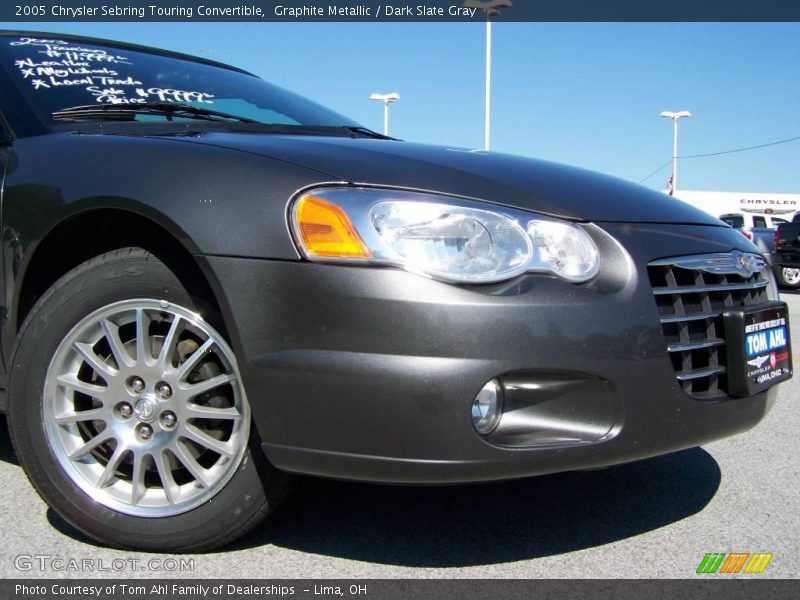 Graphite Metallic / Dark Slate Gray 2005 Chrysler Sebring Touring Convertible