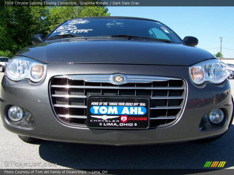 Graphite Metallic / Dark Slate Gray 2005 Chrysler Sebring Touring Convertible