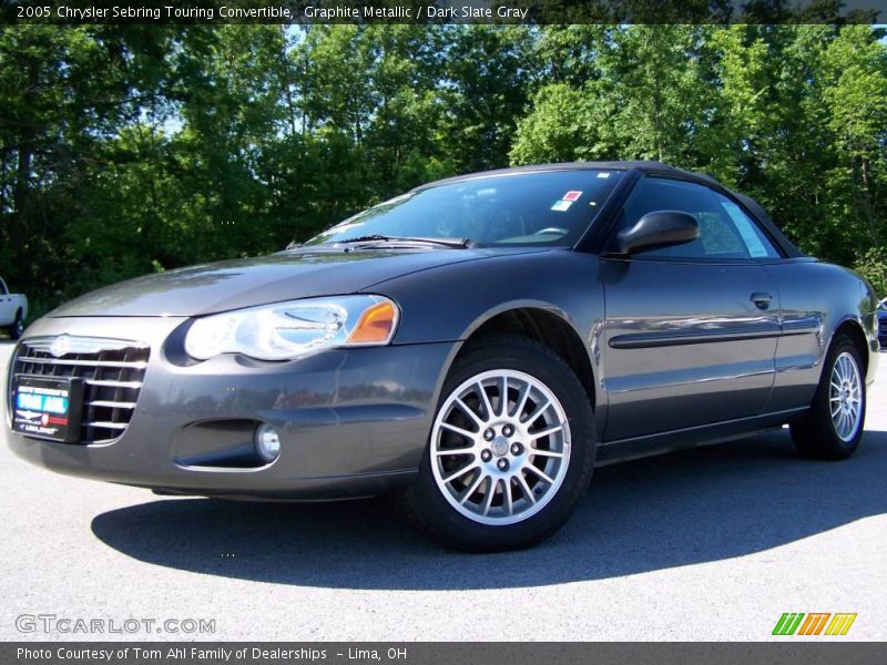 Graphite Metallic / Dark Slate Gray 2005 Chrysler Sebring Touring Convertible