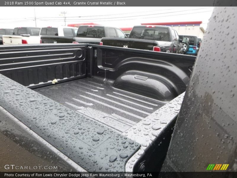 Granite Crystal Metallic / Black 2018 Ram 1500 Sport Quad Cab 4x4