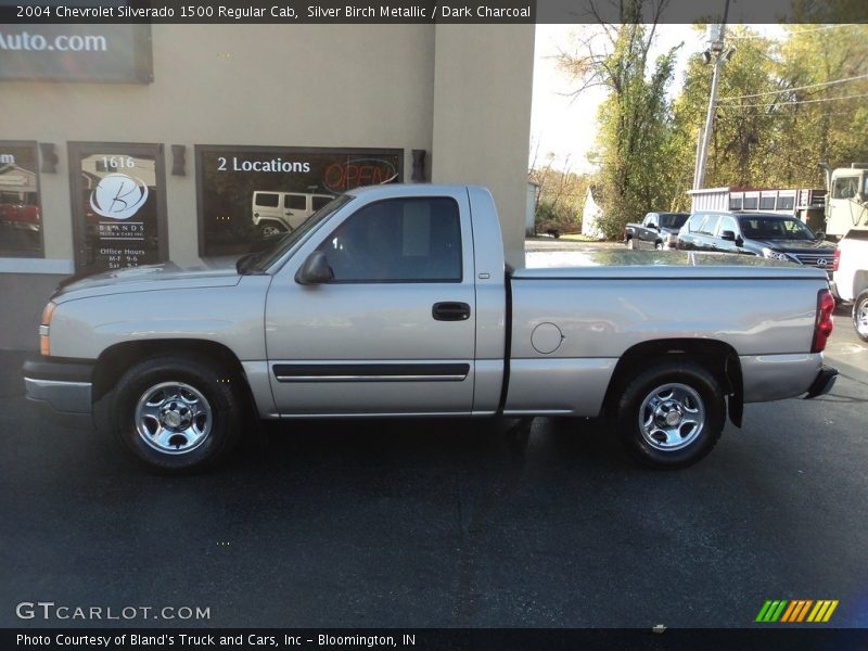 Silver Birch Metallic / Dark Charcoal 2004 Chevrolet Silverado 1500 Regular Cab