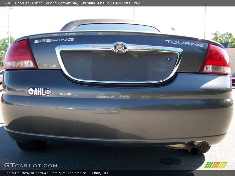 Graphite Metallic / Dark Slate Gray 2005 Chrysler Sebring Touring Convertible