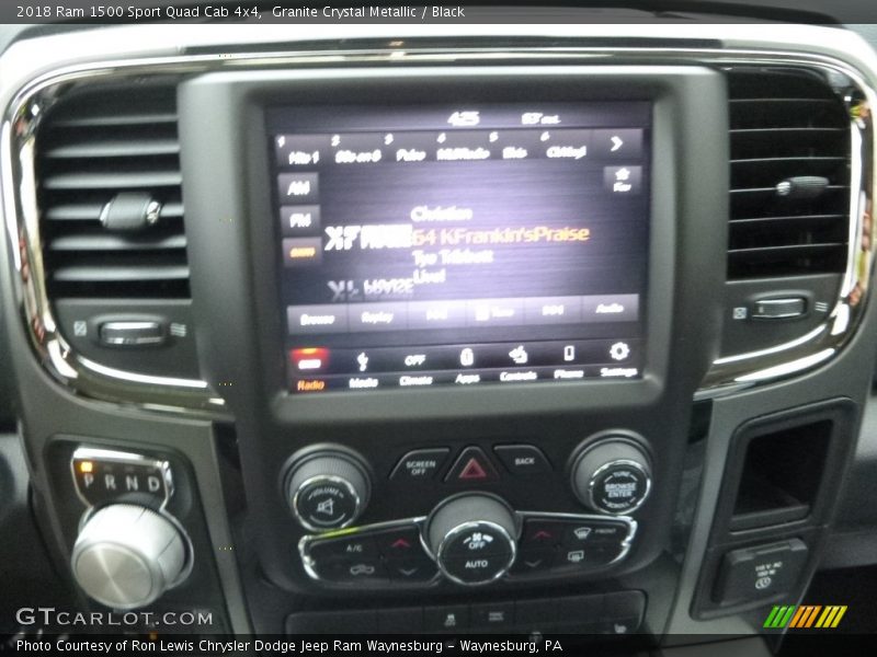 Granite Crystal Metallic / Black 2018 Ram 1500 Sport Quad Cab 4x4