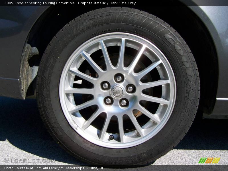 Graphite Metallic / Dark Slate Gray 2005 Chrysler Sebring Touring Convertible