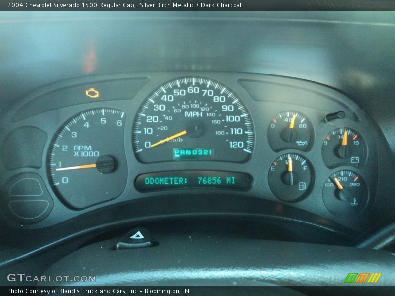 Silver Birch Metallic / Dark Charcoal 2004 Chevrolet Silverado 1500 Regular Cab