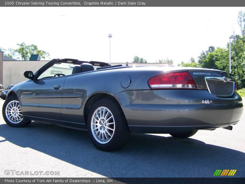 Graphite Metallic / Dark Slate Gray 2005 Chrysler Sebring Touring Convertible