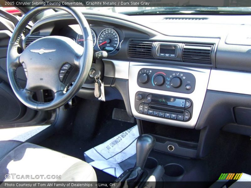 Graphite Metallic / Dark Slate Gray 2005 Chrysler Sebring Touring Convertible