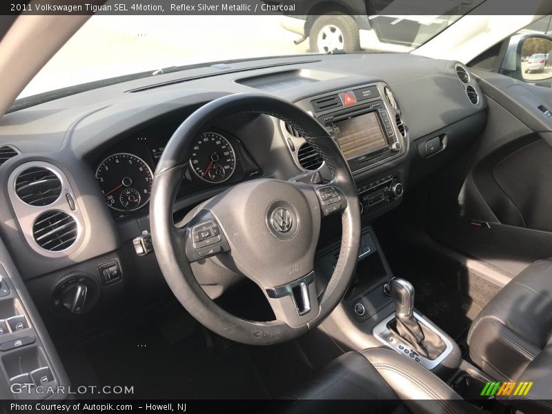 Reflex Silver Metallic / Charcoal 2011 Volkswagen Tiguan SEL 4Motion