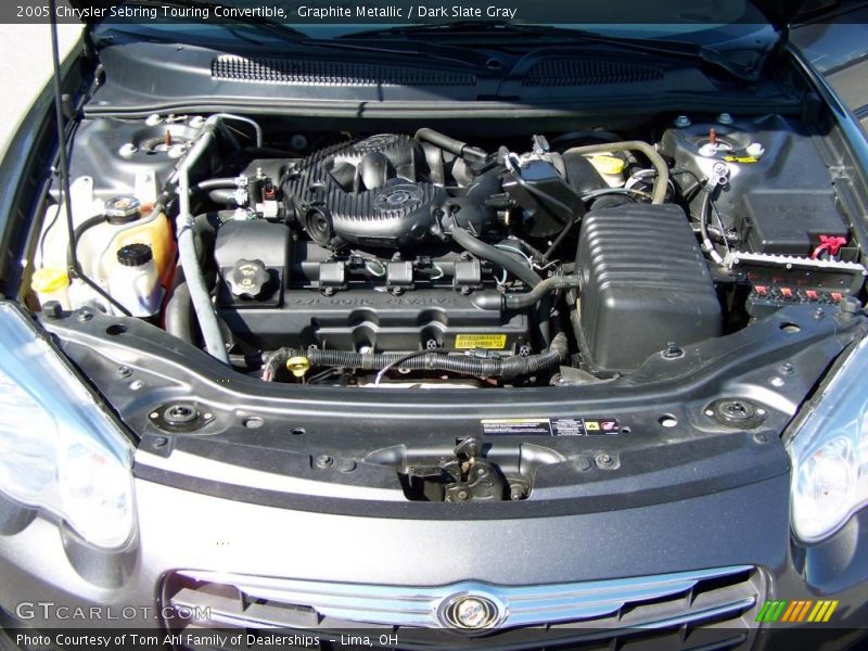 Graphite Metallic / Dark Slate Gray 2005 Chrysler Sebring Touring Convertible