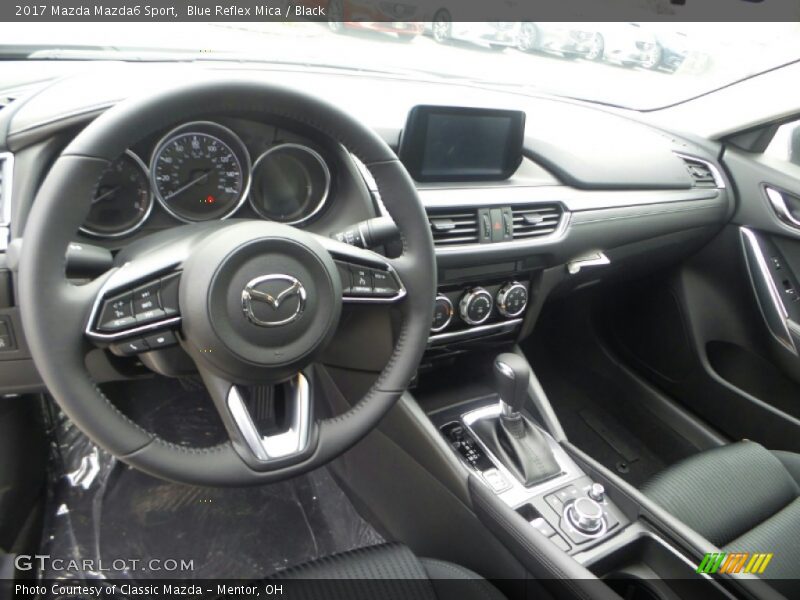 Blue Reflex Mica / Black 2017 Mazda Mazda6 Sport