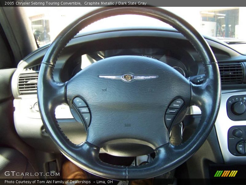 Graphite Metallic / Dark Slate Gray 2005 Chrysler Sebring Touring Convertible
