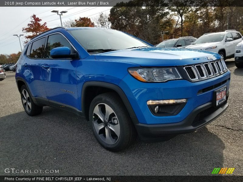 Laser Blue Pearl / Black 2018 Jeep Compass Latitude 4x4