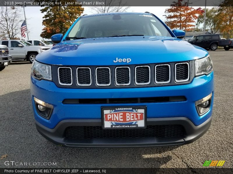 Laser Blue Pearl / Black 2018 Jeep Compass Latitude 4x4