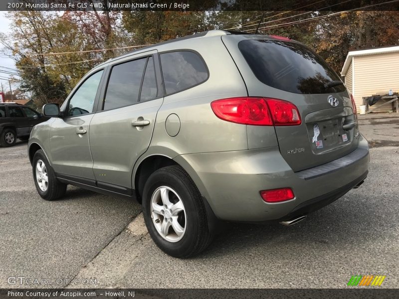 Natural Khaki Green / Beige 2007 Hyundai Santa Fe GLS 4WD
