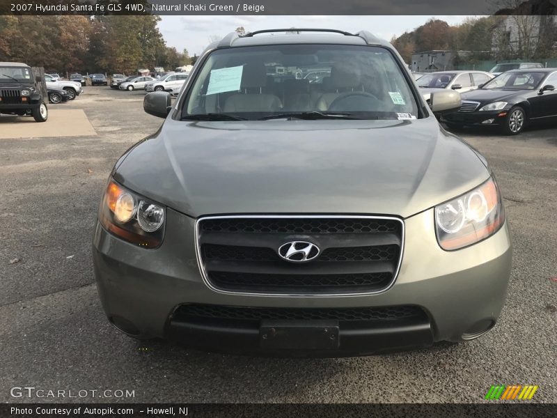 Natural Khaki Green / Beige 2007 Hyundai Santa Fe GLS 4WD