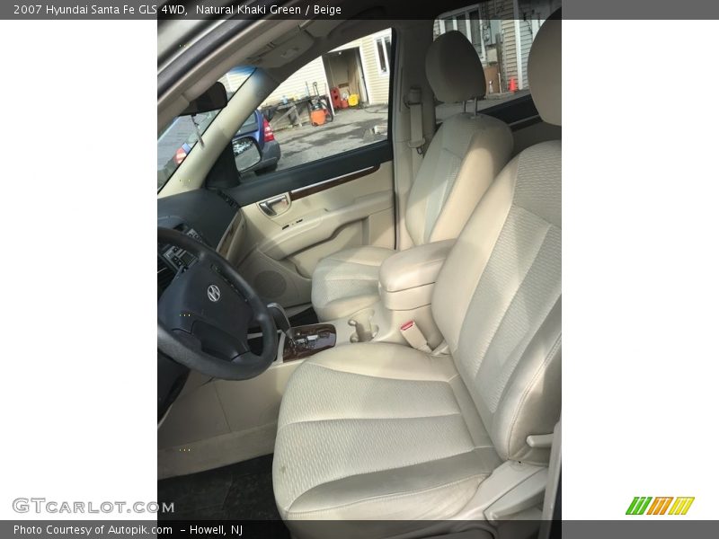 Natural Khaki Green / Beige 2007 Hyundai Santa Fe GLS 4WD