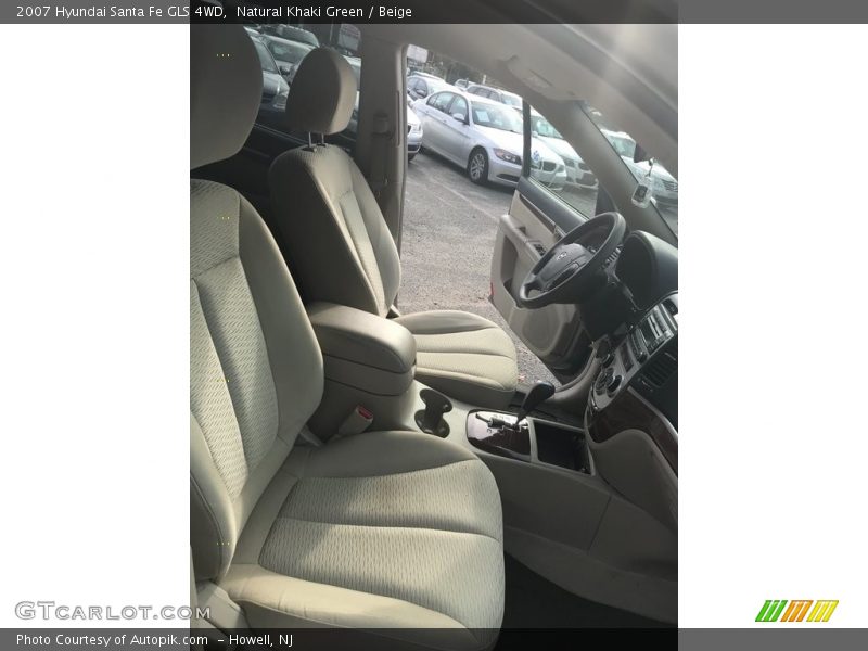 Natural Khaki Green / Beige 2007 Hyundai Santa Fe GLS 4WD