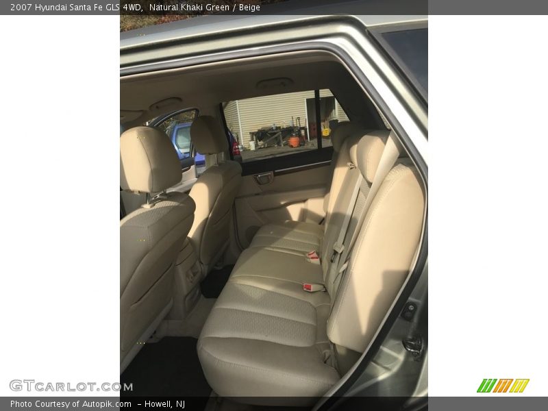 Natural Khaki Green / Beige 2007 Hyundai Santa Fe GLS 4WD