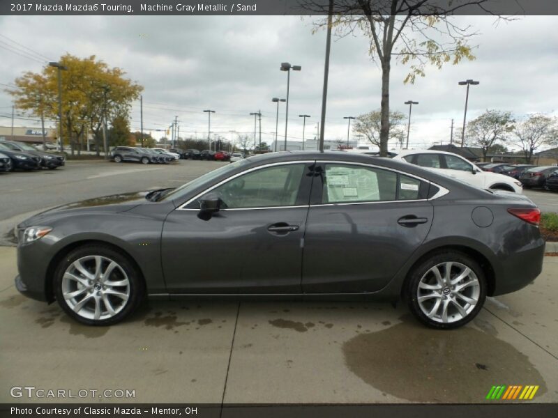 Machine Gray Metallic / Sand 2017 Mazda Mazda6 Touring