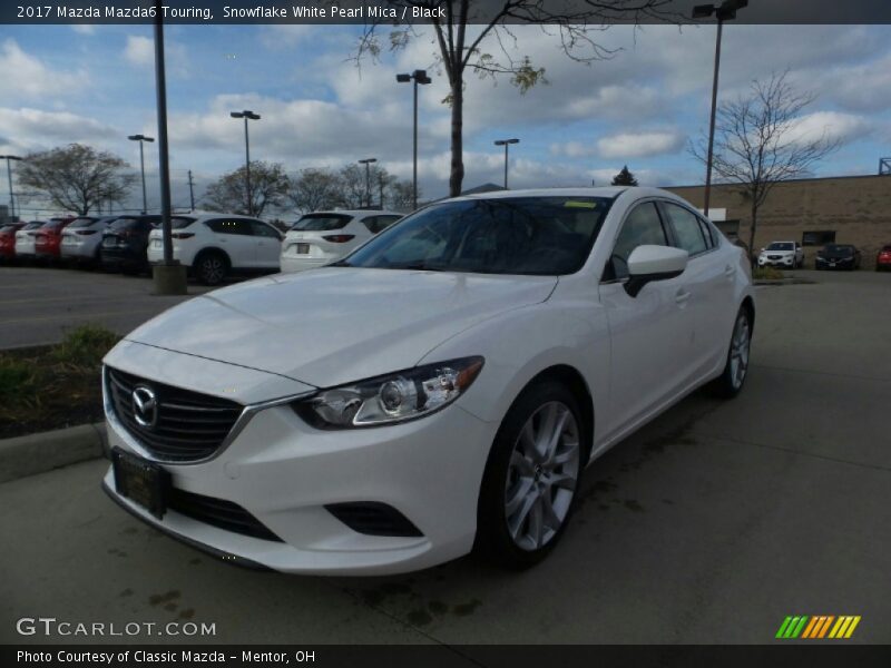 Snowflake White Pearl Mica / Black 2017 Mazda Mazda6 Touring