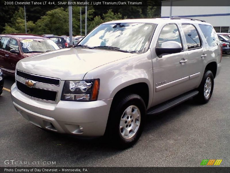 Silver Birch Metallic / Light Titanium/Dark Titanium 2008 Chevrolet Tahoe LT 4x4