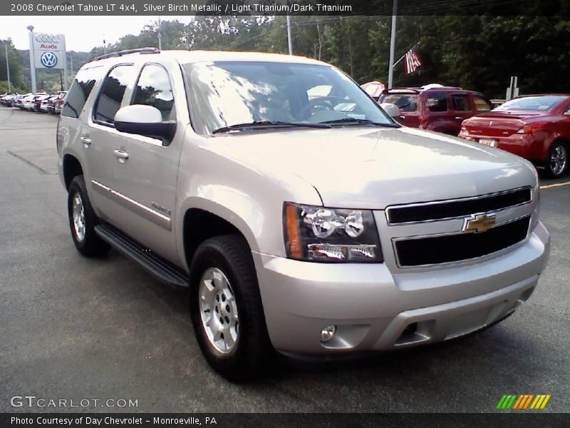 Silver Birch Metallic / Light Titanium/Dark Titanium 2008 Chevrolet Tahoe LT 4x4