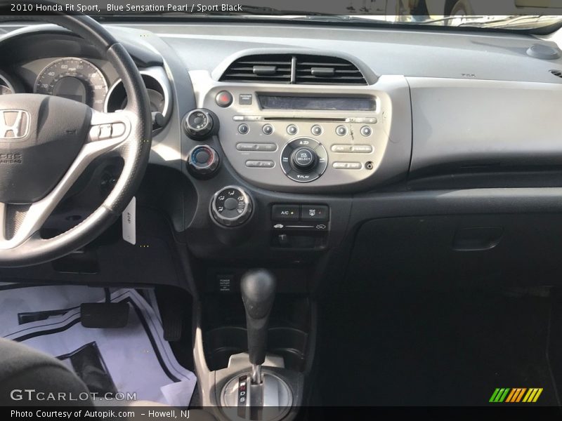 Blue Sensation Pearl / Sport Black 2010 Honda Fit Sport