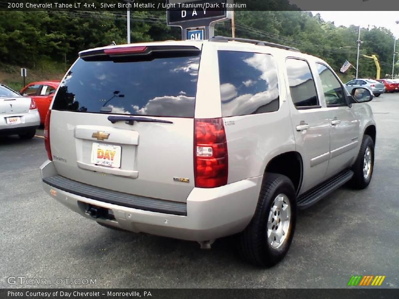 Silver Birch Metallic / Light Titanium/Dark Titanium 2008 Chevrolet Tahoe LT 4x4