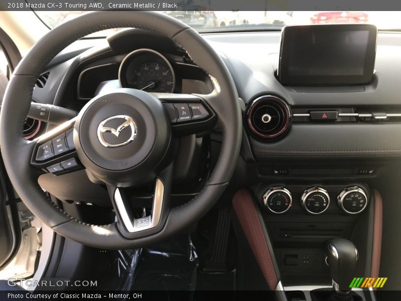 Ceramic Metallic / Black 2018 Mazda CX-3 Touring AWD