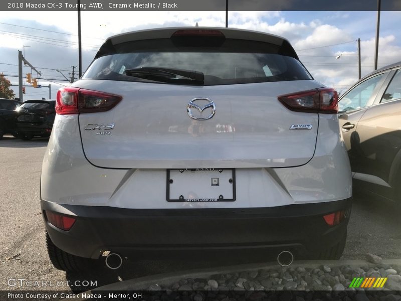 Ceramic Metallic / Black 2018 Mazda CX-3 Touring AWD