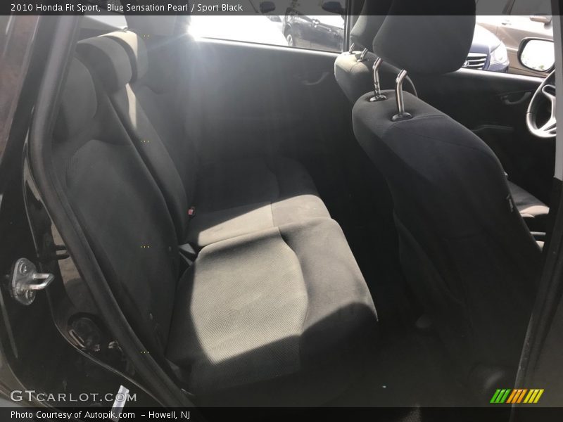 Blue Sensation Pearl / Sport Black 2010 Honda Fit Sport