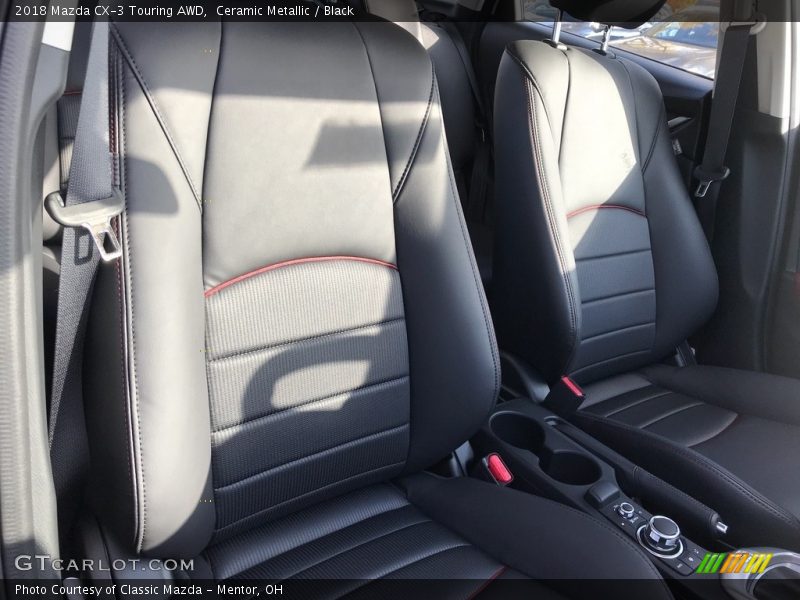 Ceramic Metallic / Black 2018 Mazda CX-3 Touring AWD