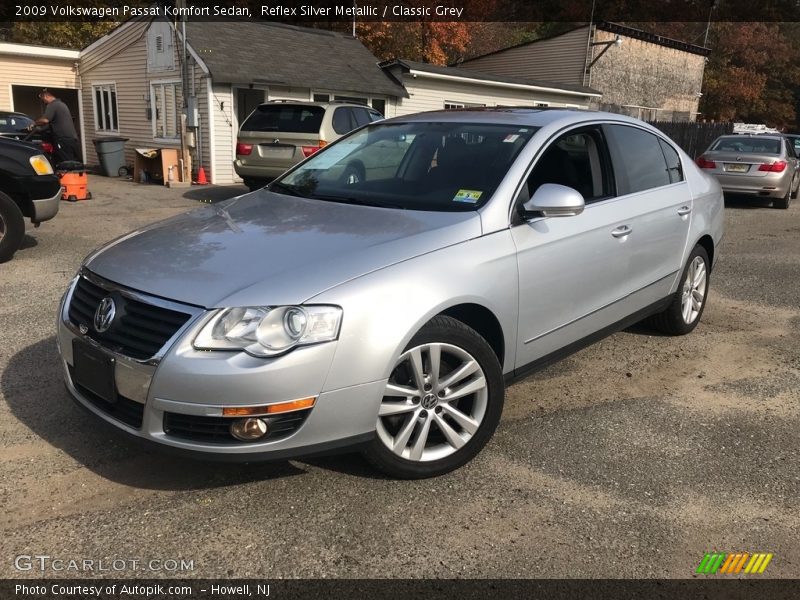 Reflex Silver Metallic / Classic Grey 2009 Volkswagen Passat Komfort Sedan