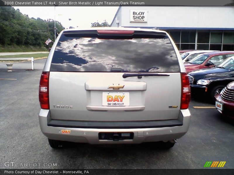 Silver Birch Metallic / Light Titanium/Dark Titanium 2008 Chevrolet Tahoe LT 4x4