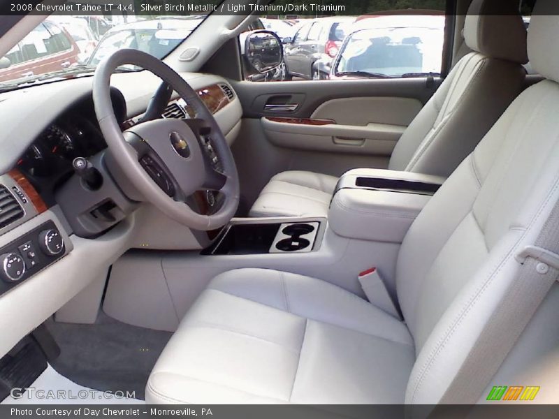 Silver Birch Metallic / Light Titanium/Dark Titanium 2008 Chevrolet Tahoe LT 4x4