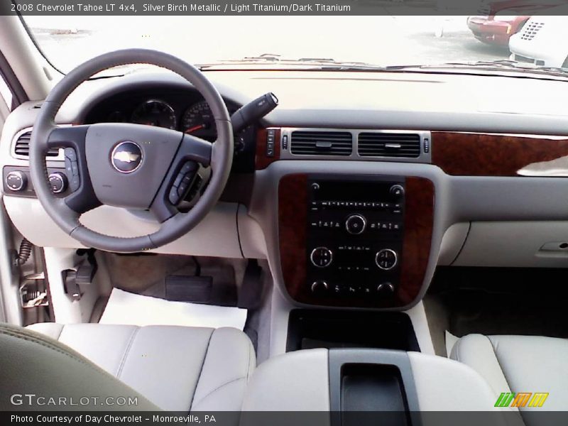 Silver Birch Metallic / Light Titanium/Dark Titanium 2008 Chevrolet Tahoe LT 4x4